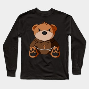 Friar Tuck Teddy Bear Long Sleeve T-Shirt